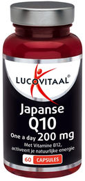 Lucovitaal Japanisches Q10 Ubiquinon 200 mg 60 Kapseln – Bild 1 von 2
