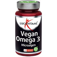 Produktbild von Lucovitaal Omega 3 Mikroalgen Kapseln Vegan für Erwachsene 60 Stück