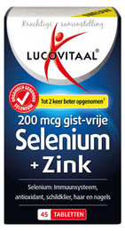Lucovitaal Selen-Zink mit Selenmethionin hefefrei 45 Tabletten – Bild 1 von 4
