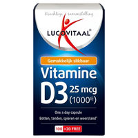 Produktbild von Lucovitaal Vitamin D3 25 mcg 120 Kapseln