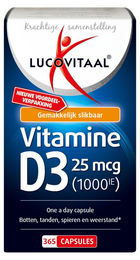 Lucovitaal Vitamin D3 25 mcg Kapseln 365 Stück – Bild 1 von 4