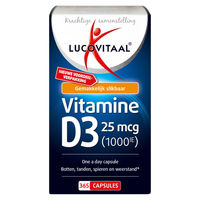 Produktbild von Lucovitaal Vitamin D3 25 mcg Kapseln 365 Stück