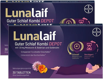 Lunalaif Guter Schlaf Kombi DEPOT Tabletten 60 Stück – Bild 1 von 1