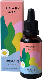 LUNARY KIDS Omega-3 Algenöl Tropfen vegan für Kinder 900 ml – Bild 1 von 2