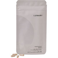 Produktbild von LUNARY Kontrazept Boost Kapseln mit Vitamin B12, Vitamin E und Folsäure für Frauen, vegan und laktosefrei