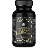 Produktbild von Luondu Kurkuma Extrakt Hochdosiert - 90 Kapseln - Bio, Vegan und Ohne Zusatzstoffe