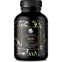 Produktbild von Luondu MSM und Vitamin C hochdosiert mit Silizium Tabletten vegan ohne Zusatzstoffe 365 Stück