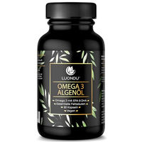 Produktbild von Luondu Omega 3 Algenöl Kapseln Vegan 775 mg DHA 90 Kapseln