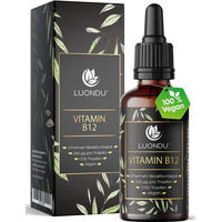 Produktbild von Luondu Vitamin B12 Tropfen vegan ohne Zusatzstoffe 50 ml
