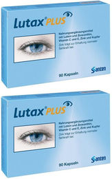 LUTAX Plus Santen GmbH Vitamin-Kombination Kapseln glutenfrei und laktosefrei 180 Stück – Bild 1 von 1