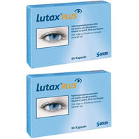 Produktbild von LUTAX Plus Santen GmbH Vitamin-Kombination Kapseln glutenfrei und laktosefrei 180 Stück
