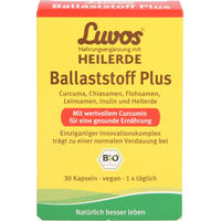 Produktbild von Luvos Heilerde Ballaststoff plus Kapseln vegan 30 Stück
