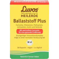 Produktbild von Luvos Heilerde Bio Ballaststoff Plus Kapseln mit Ballaststoff-Komplex 30 Stück