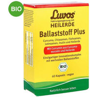 Produktbild von Luvos Heilerde Bio Ballaststoff Plus Kapseln mit Ballaststoff-Komplex 60 Stück