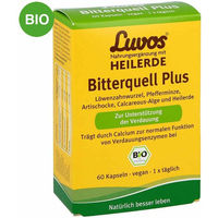 Produktbild von Luvos Heilerde Bio Bitterquell Plus Kapseln vegan 60 Stück