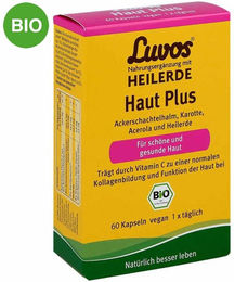 Luvos Heilerde Bio Haut Plus Kapseln mit Kieselerde 60 Stück – Bild 1 von 2