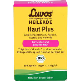 Luvos Heilerde Bio Haut Plus Kapseln mit Kieselerde und Kräuter-Komplex 30 Stück – Bild 1 von 2