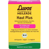 Produktbild von Luvos Heilerde Bio Haut Plus Kapseln mit Kieselerde und Kräuter-Komplex 30 Stück