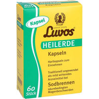 Produktbild von Luvos Heilerde Kapseln mit Silizium Kieselerde vegan zuckerfrei 60 Stück