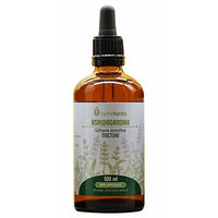 Produktbild von Lymeherbs Ashwagandha Schlafbeere Tinktur 1:2 Vegan 100 ml