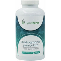Produktbild von Lymeherbs Kalmegh Andrographis Kapseln ohne Gelatine 500 mg