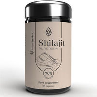 Produktbild von Lymeherbs Shilajit mit 70% Fulvosäuren Kapseln für Männer