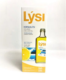 Lysi Islandischer Lebertran mit Zitronengeschmack 240 ml reich an Omega-3-Fettsäuren – Bild 1 von 1