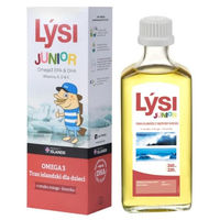 Produktbild von Lysi Junior Isländisches Omega-3-Öl Mango-Limette 240 ml für Kinder