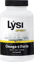 Lysi Sport Omega 3 Forte 1000 mg Kapseln ohne Zusatzstoffe 120 Stück – Bild 1 von 2
