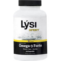 Produktbild von Lysi Sport Omega 3 Forte 1000 mg Kapseln ohne Zusatzstoffe 120 Stück