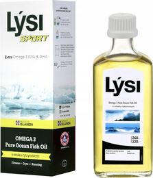 Lysi Sport Omega-3 Lebertran mit EPA und DHA Zitronengeschmack 240 ml für Sportler und Erwachsene – Bild 1 von 2
