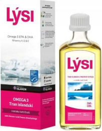 Lysi Tran Omega 3 DHA EPA mit Vitaminen ADE Tutti-Frutti-Geschmack für Kinder 240 ml – Bild 1 von 1