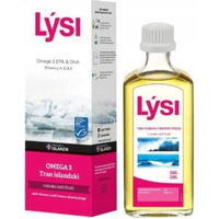 Produktbild von Lysi Tran Omega 3 DHA EPA mit Vitaminen ADE Tutti-Frutti-Geschmack für Kinder 240 ml