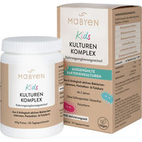 Produktbild von MABYEN Kids Kulturen Komplex Pulver vegan laktosefrei und glutenfrei für Kinder