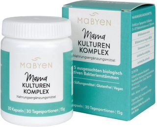 MABYEN Mama Kulturen Komplex Kapseln für Frauen, Schwangere und Stillende 30 Stück – Bild 1 von 1