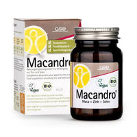 Produktbild von Macandro GSE Maca Tabletten Bio mit Zink und Selen vegan 75 Stück
