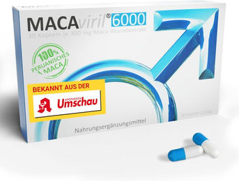 MACAviril 6000 Maca Kapseln hochdosiert für den Mann – Bild 1 von 3