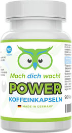 Mach dich wach! Koffein Kapseln ohne Zusatzstoffe 200 mg – Bild 1 von 1