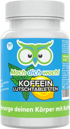 Mach dich wach! Koffein Lutschtabletten 100 mg ohne Zusatzstoffe – Bild 1 von 1