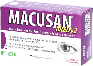 MACUSAN Areds 2 Vitamin-Kombination Kapseln 60 Stück – Bild 1 von 3
