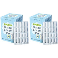 Produktbild von Madena Basen Citrate Pur Mineralstoff-Komplex Kapseln zuckerfrei und kohlenhydratfrei 180 Stück