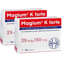 Produktbild von Magium K forte Hexal AG Magnesium Citrat Tabletten