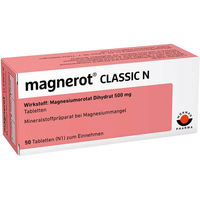 Produktbild von Magnerot Classic N Magnesium-Orotat Tabletten von Wörwag Pharma