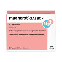 Produktbild von magnerot CLASSIC N Wörwag Pharma Tabletten 200 Stück
