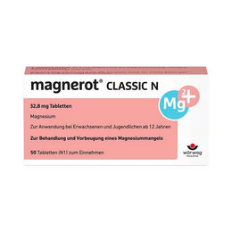 magnerot CLASSIC N Wörwag Pharma Tabletten für Erwachsene und Kinder 50 Stück – Bild 1 von 1