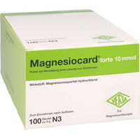 Produktbild von Magnesiocard forte Verla Magnesium Pulver 10 mmol glutenfrei und laktosefrei 100 Stück