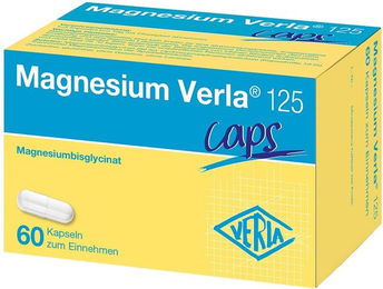 Magnesium Bisglycinat Verla Kapseln 125 Stück vegan laktosefrei glutenfrei zuckerfrei – Bild 1 von 1