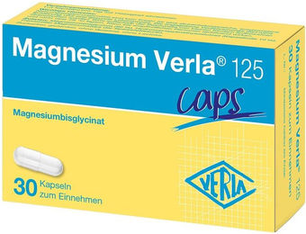 Magnesium Bisglycinat Verla Kapseln 125 Stück vegan laktosefrei zuckerfrei glutenfrei – Bild 1 von 1
