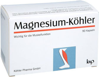 Magnesium Citrat Köhler Pharma GmbH Kapseln vegan glutenfrei laktosefrei 90 Stück – Bild 1 von 1