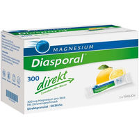 Produktbild von Magnesium Diasporal 300 direkt Granulat Sticks von Protina Pharmazeutische GmbH vegan glutenfrei laktosefrei für Sportler 50 Stück